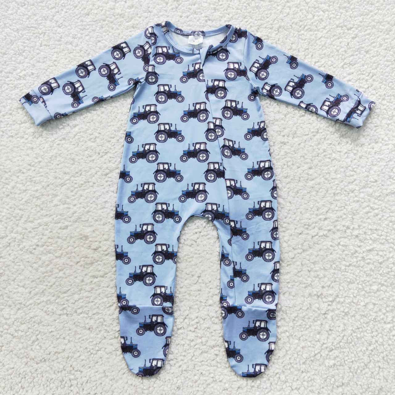 Blue Tractor Footie