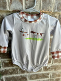 Duck Dog Long Sleeve Romper - Preorder