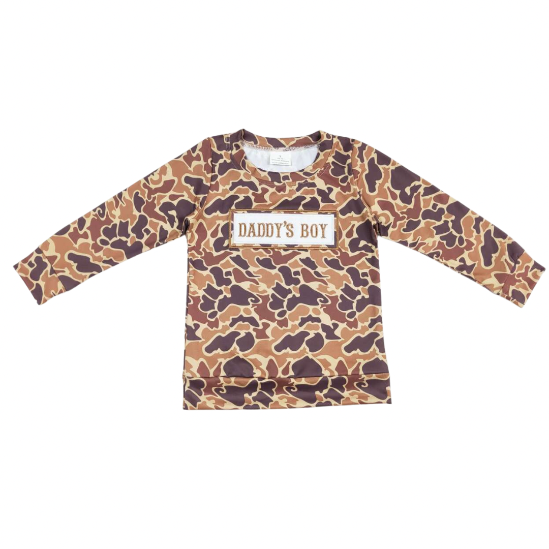 Embroidered Daddy’s Boy LS - Preorder