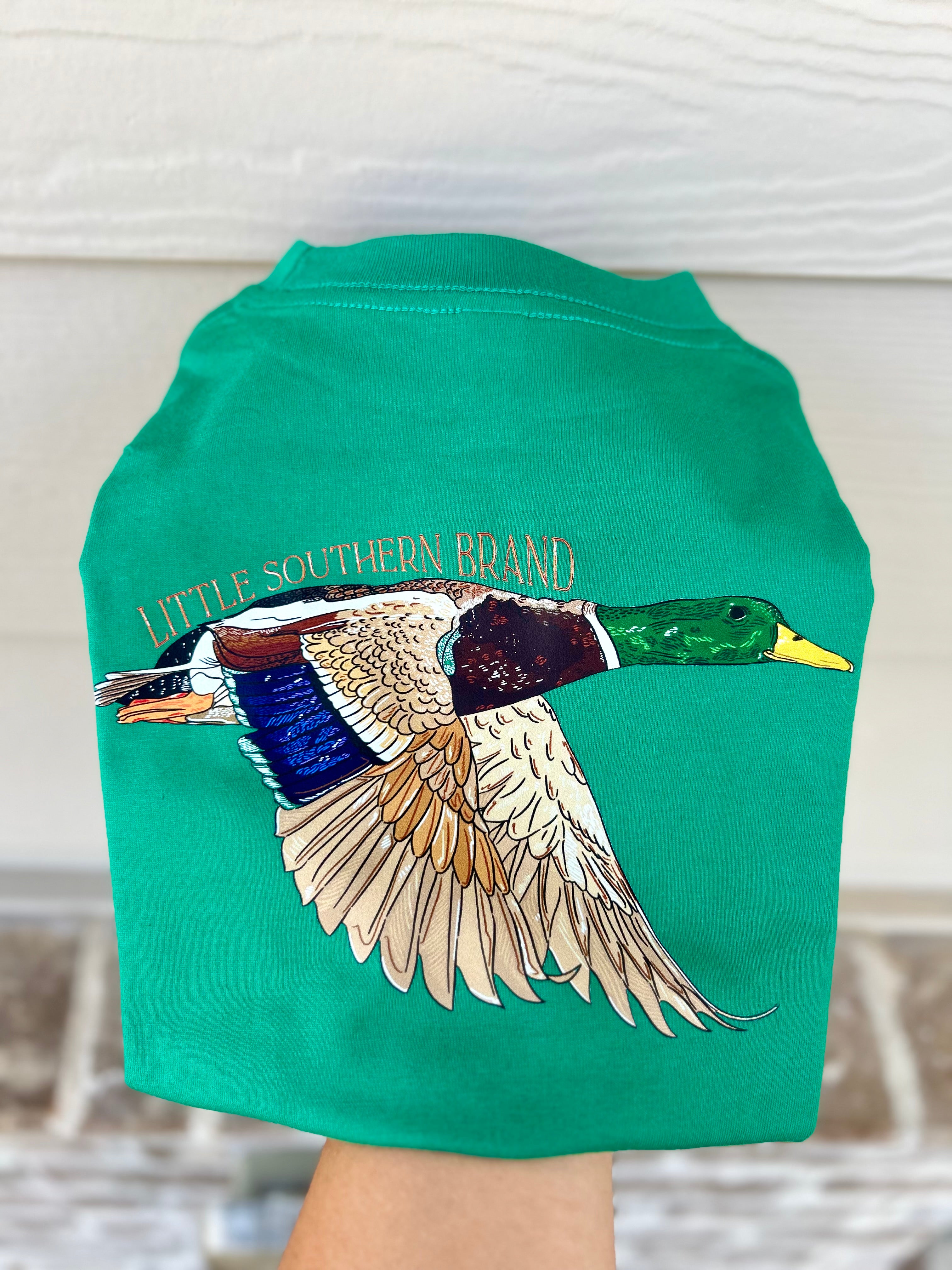 Flying Mallard - Kelly Green