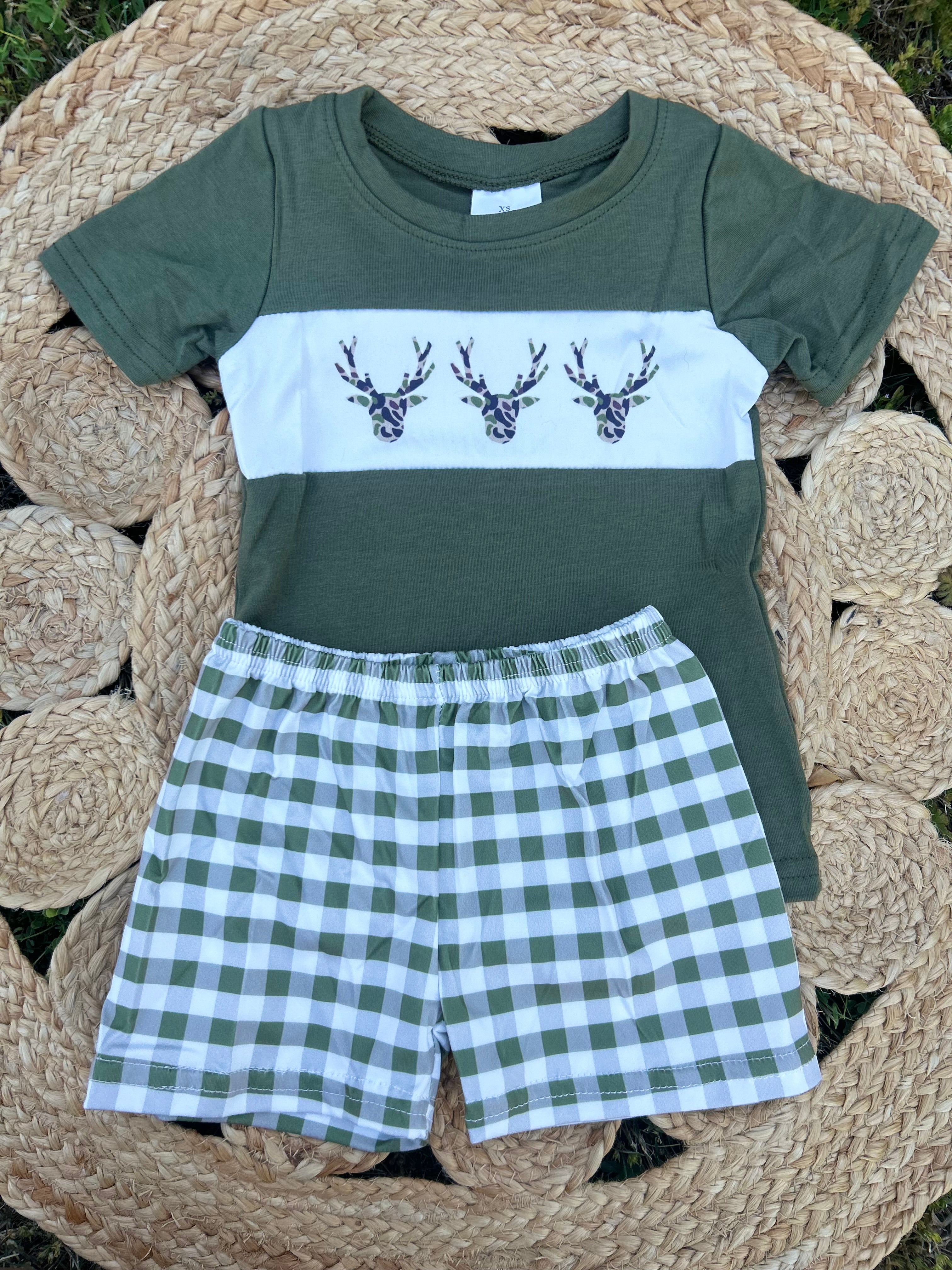 Deer Plaid Set - Preorder