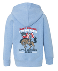 Make America Cowboy Again Hoodie - Light Blue