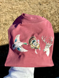 Duck, Turkey & Deer Tee - Rouge