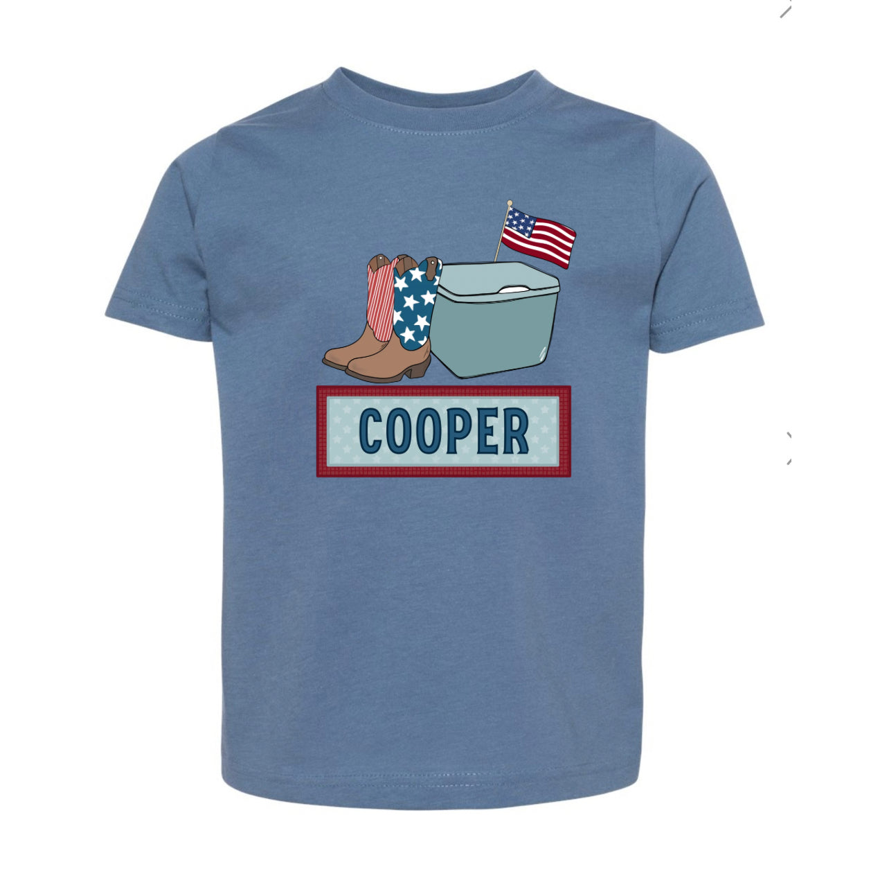 All American Boy Name Tee - CUSTOM