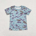 Blue Camo Flying Duck Tee - Preorder