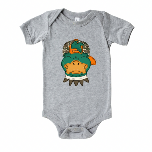 Camo Hat Mallard Onesie