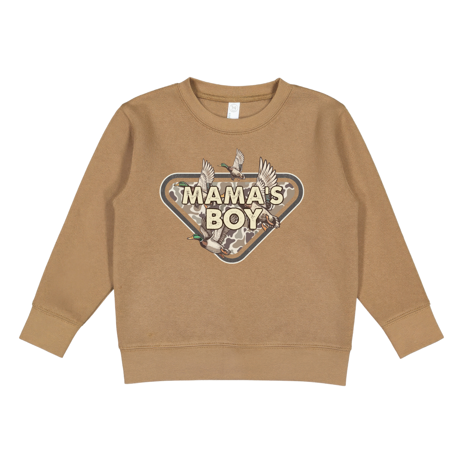 Ducks & Camo Mama’s Boy Crewneck