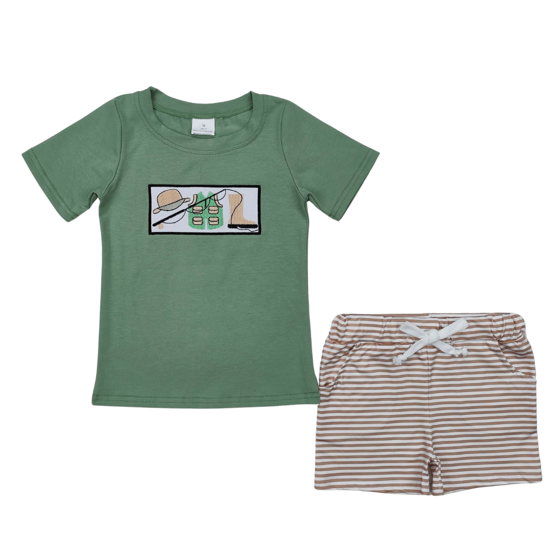 Embroidered Fishing Set - Preorder