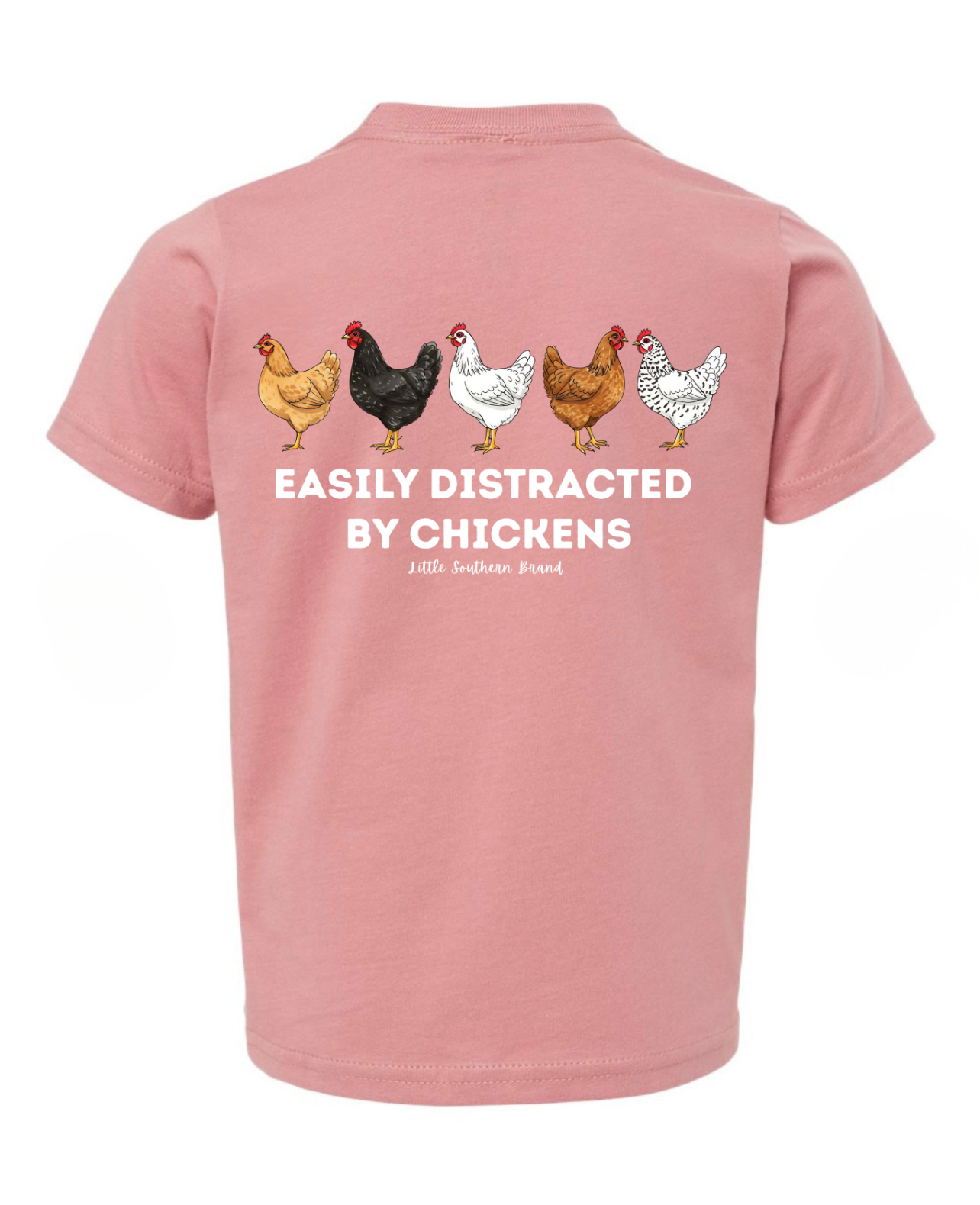 Easily Distracted By Chickens - Mauve
