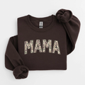 Camo MAMA Chocolate Crewneck