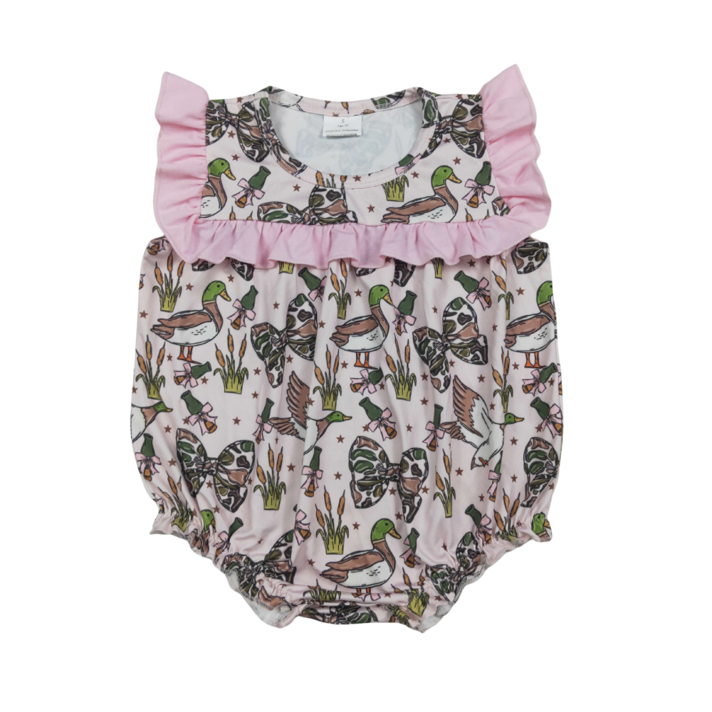 Duck Hunt Ruffle Romper