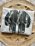 Camo Scalloped Monogram Crewneck - CUSTOM