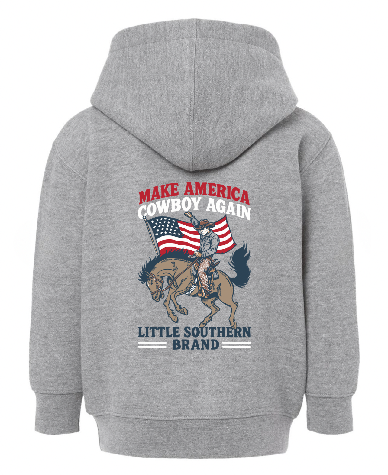 Make America Cowboy Again Hoodie - Grey