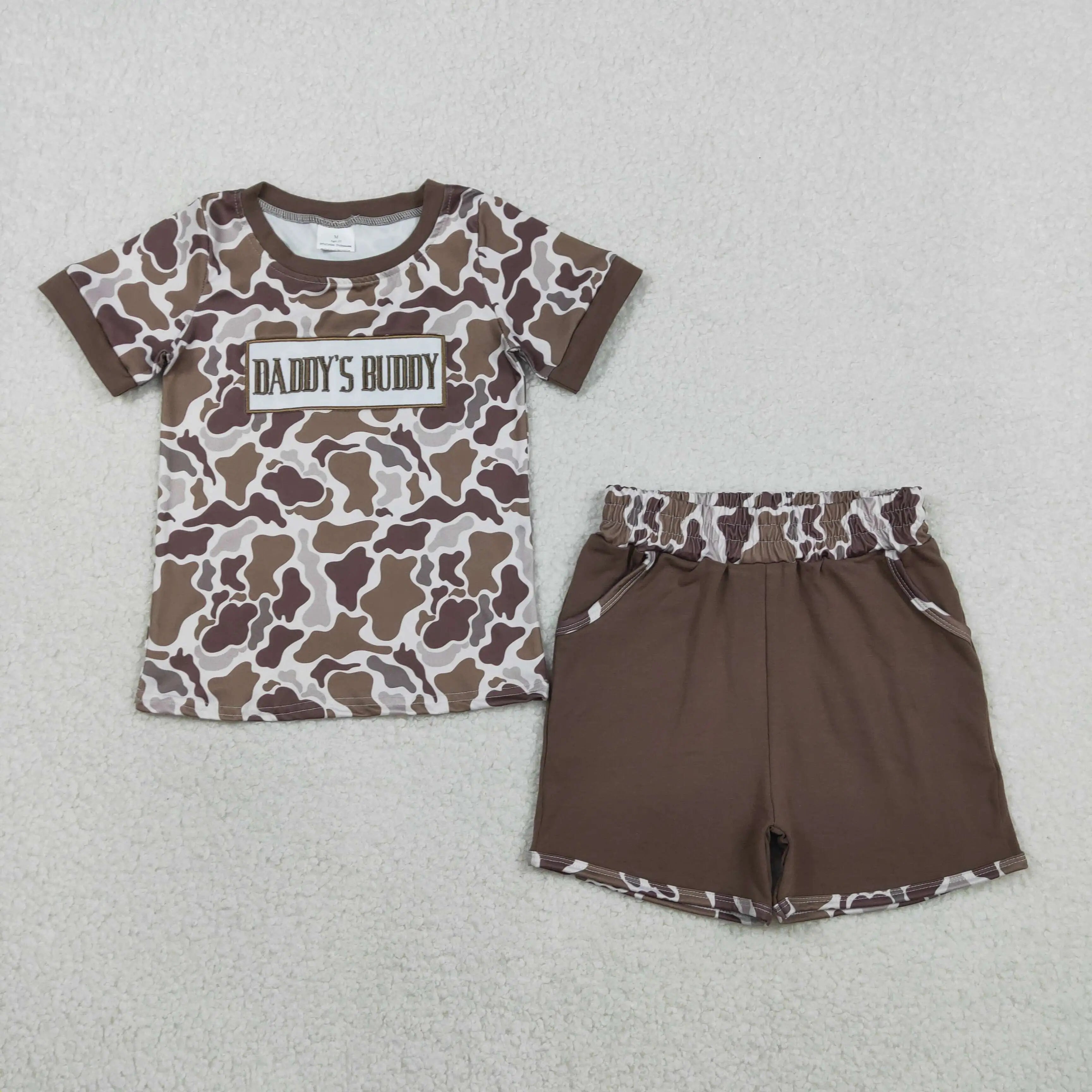 Embroidered Daddy’s Buddy Camo Set - Preorder