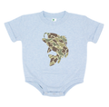 Camo Fish Bubble Romper
