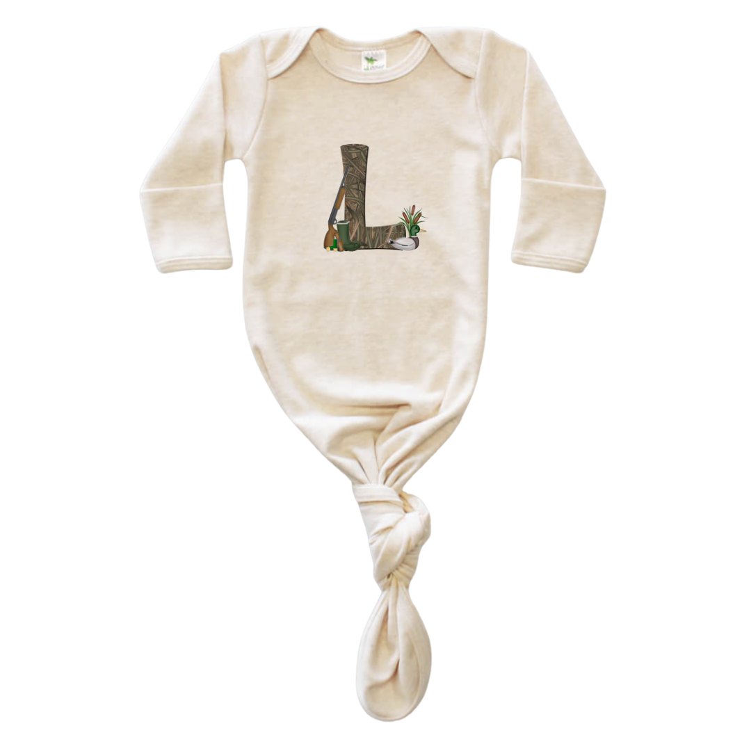 Duck Hunting Initial Gown - CUSTOM