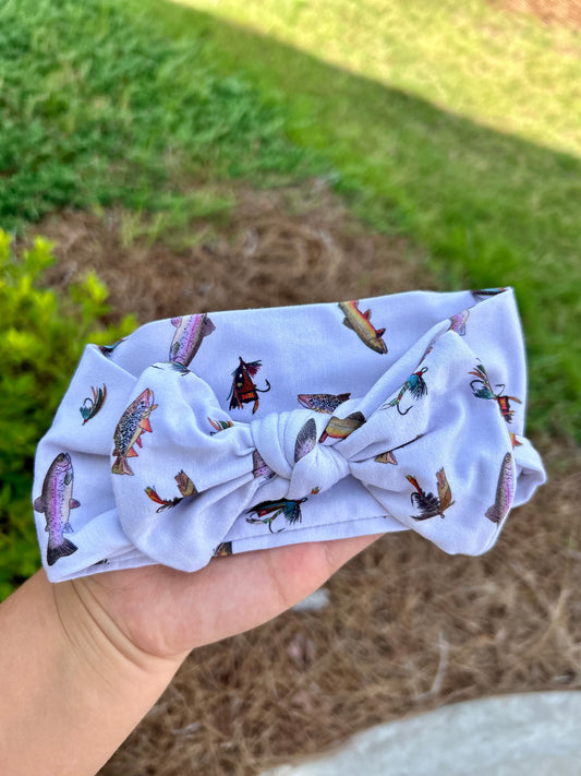 Trout & Lure Bamboo Bow