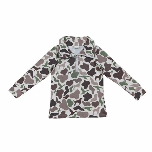 Sage Camo Dogs Pullover