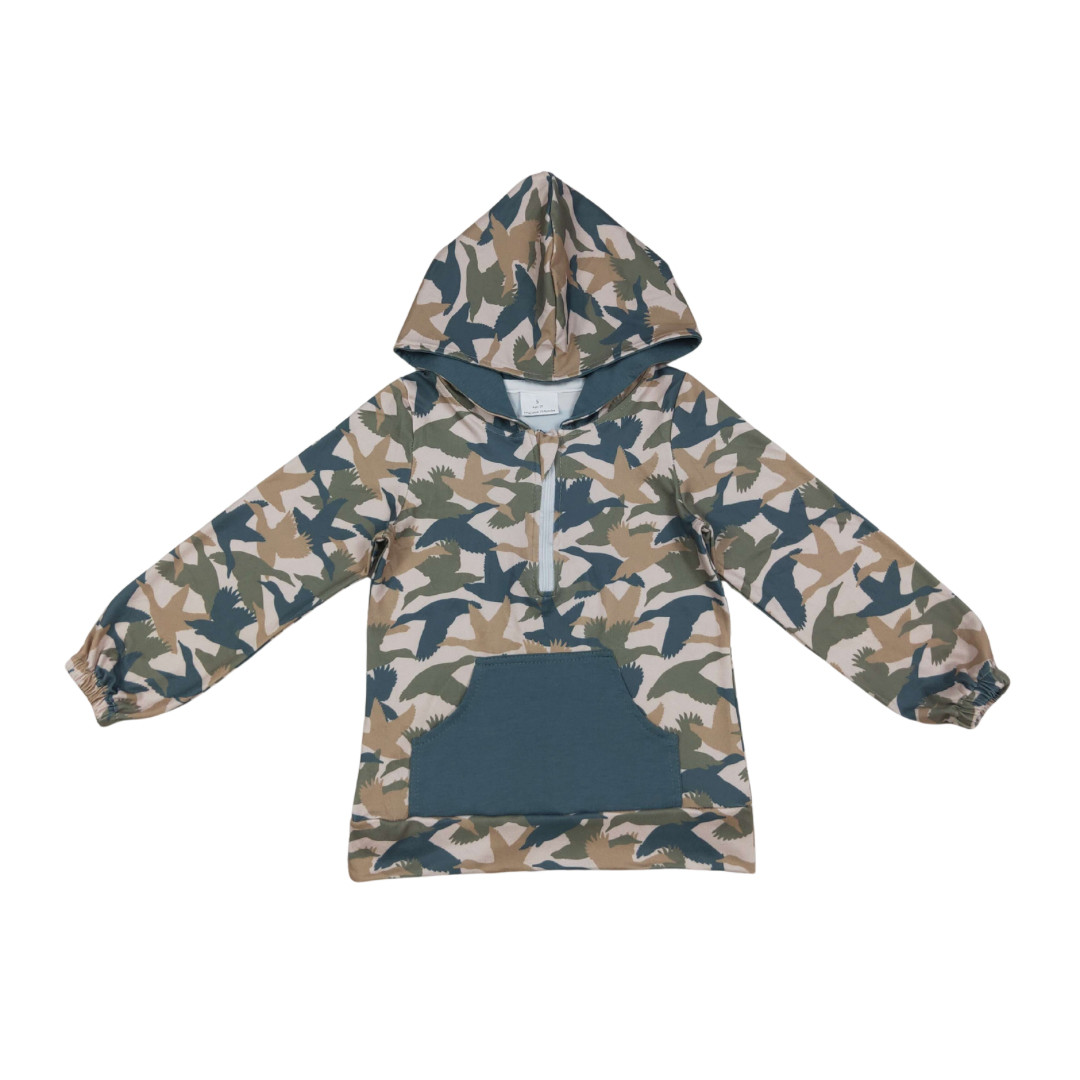 Camo Ducks Hooded Pullover