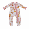 Cowgirl Boots Ruffle Footie - Preorder
