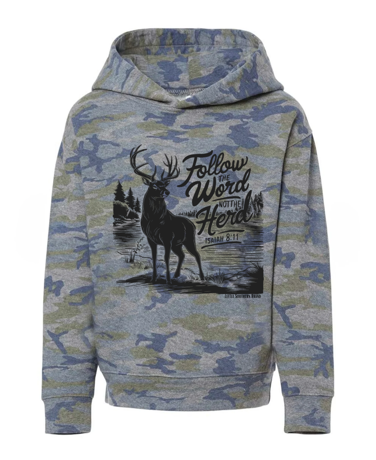 Follow The Word Hoodie - Vintage Camo