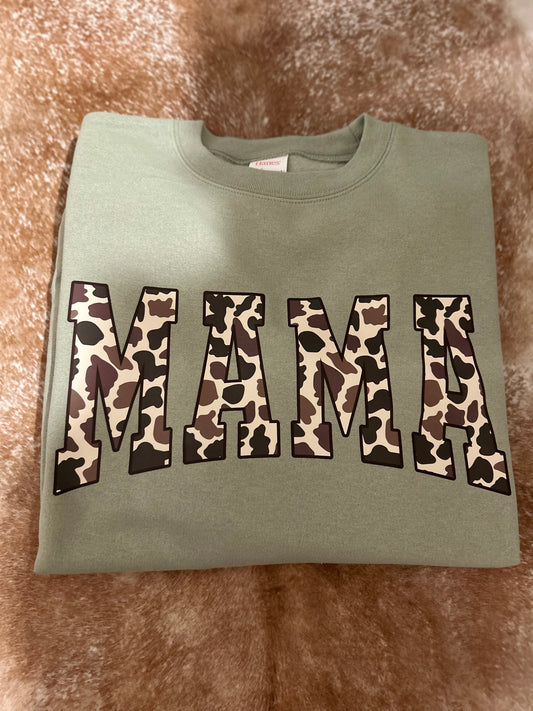 Camo Mama Crewneck - Medium