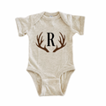Antler Initial Onesie - Custom