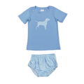 Blue Gingham Puppy Set - Preorder