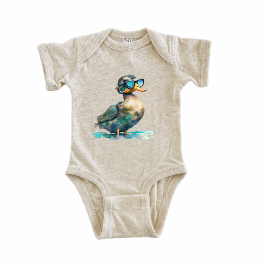 Watercolor Mallard Onesie