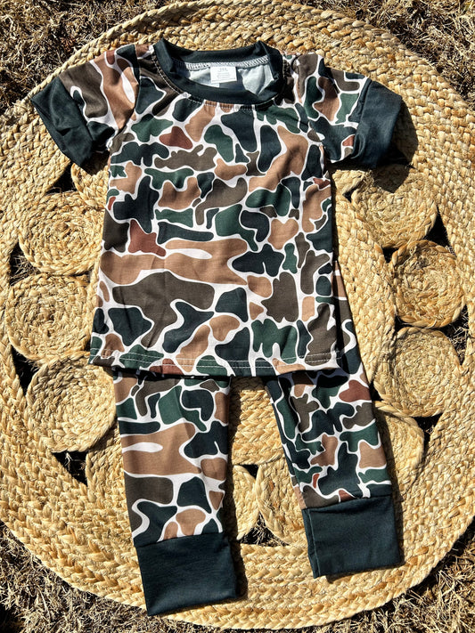 Retro Camo Cozy Set