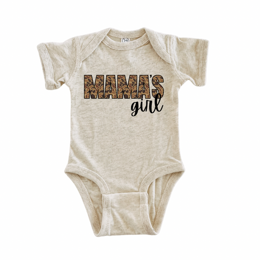 Mama’s Girl Brown Camo Onesie