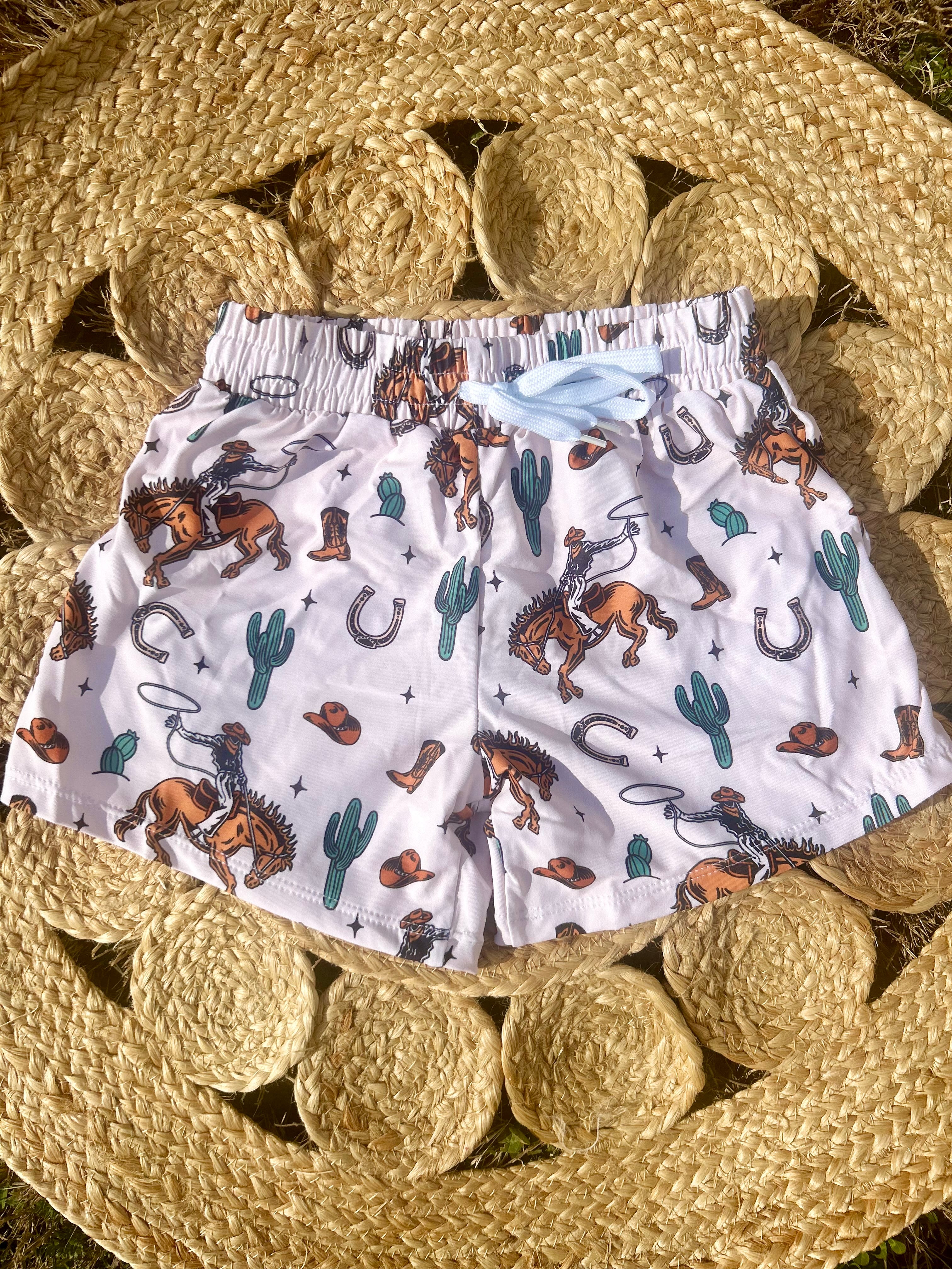 Rodeo Swim Trunks - Preorder