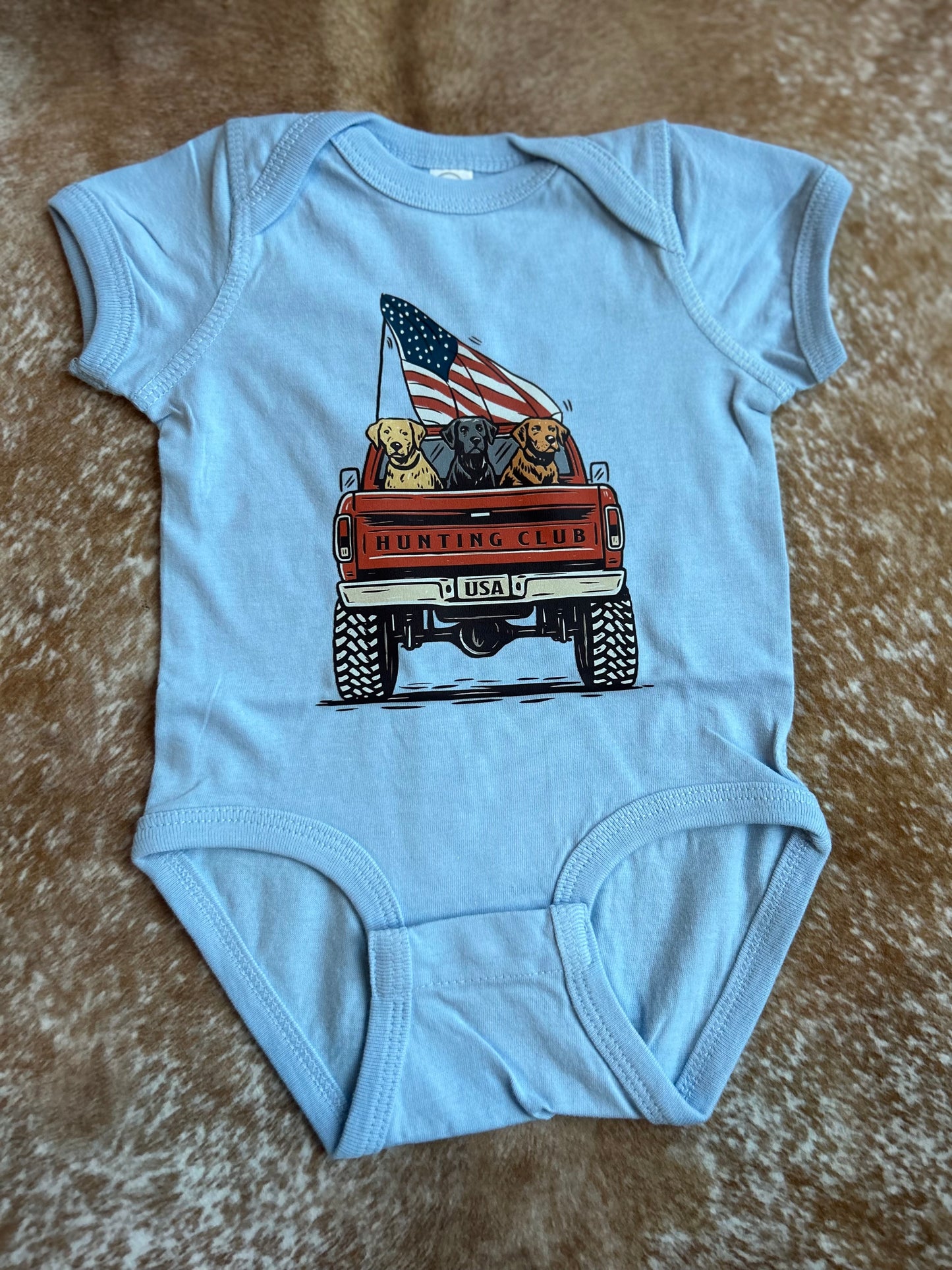 Hunting Club Onesie - 6M