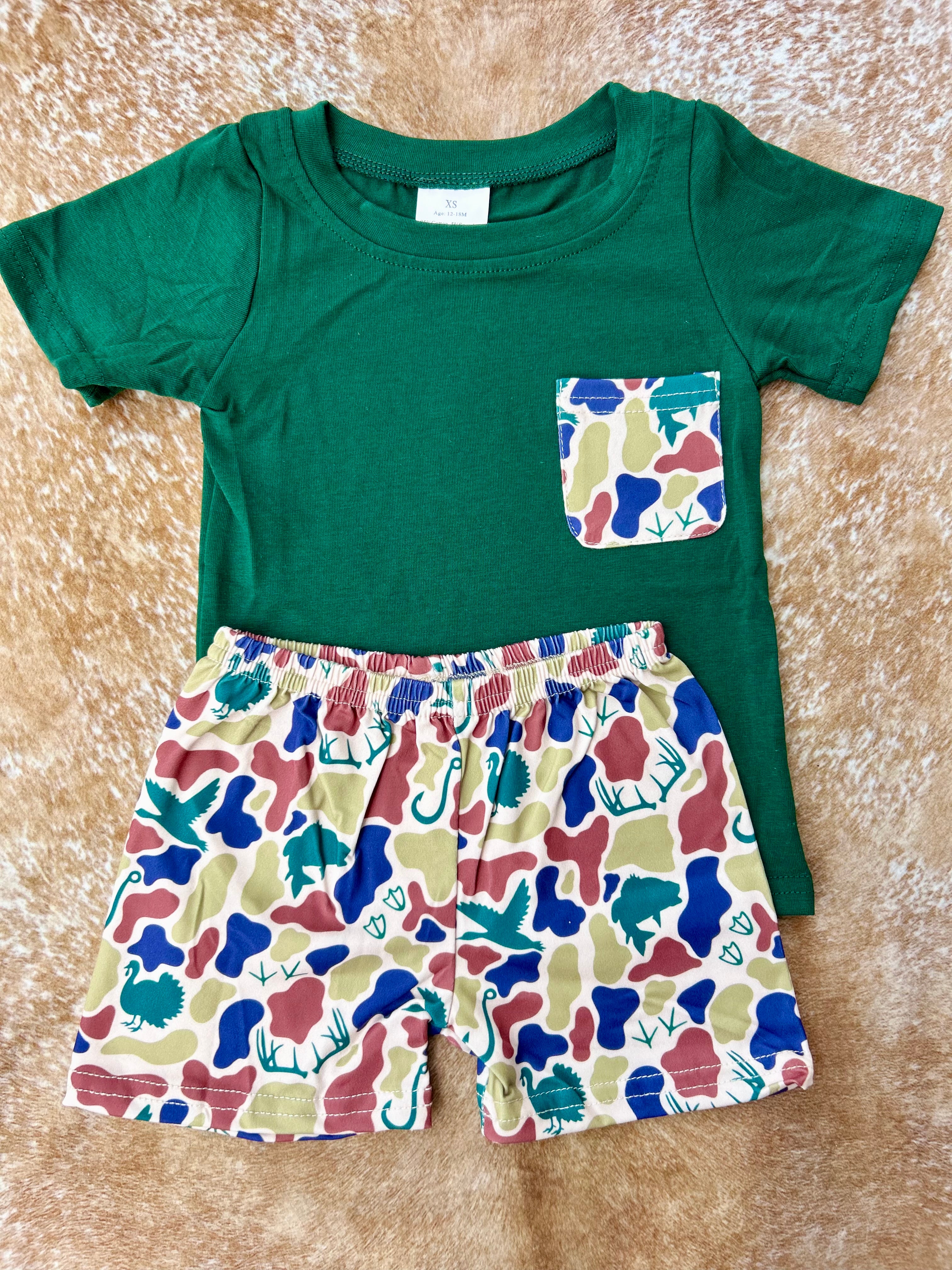 Green Camo Hunting Set - Preorder