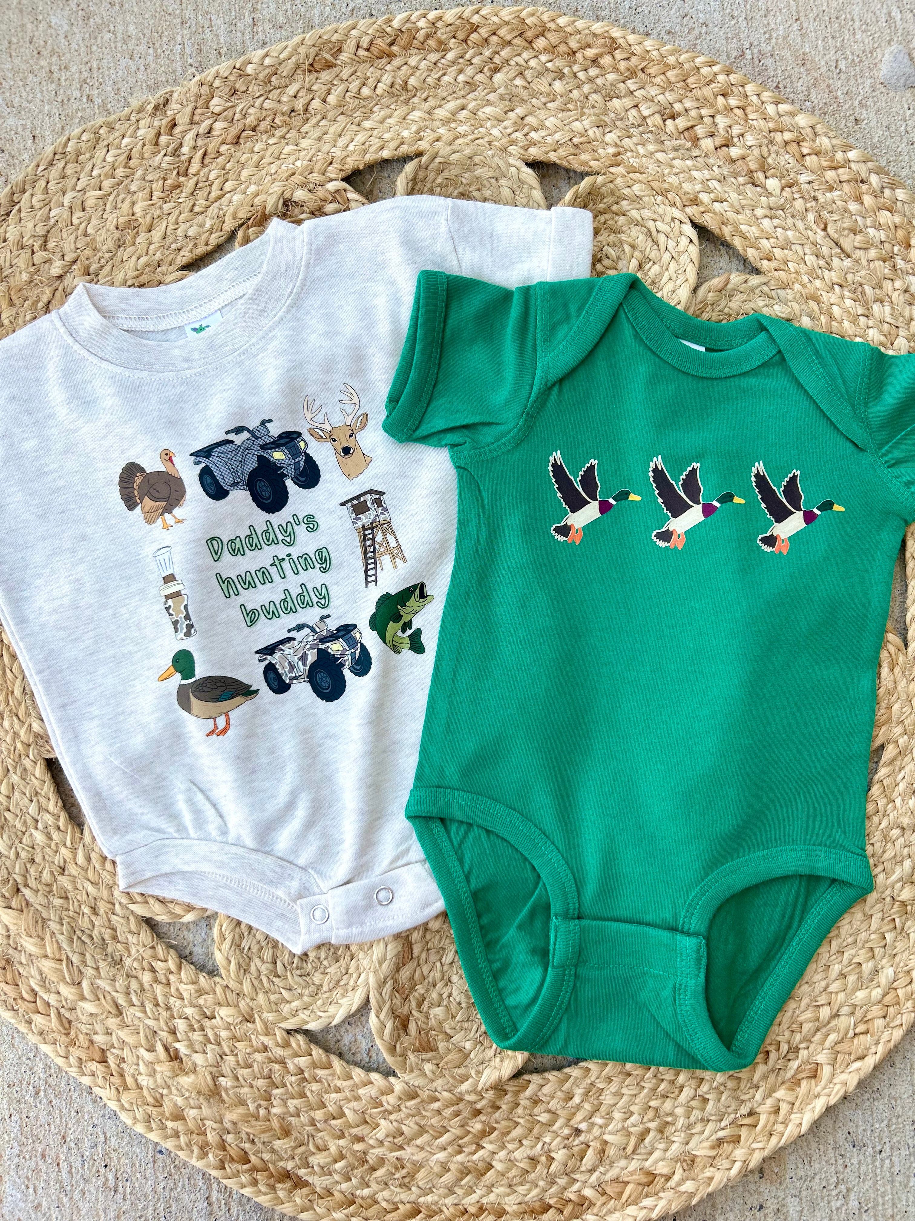 Mallard Trio Onesie (green onesie only)