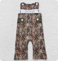 Camo Mallard Duck Long Romper - Preorder