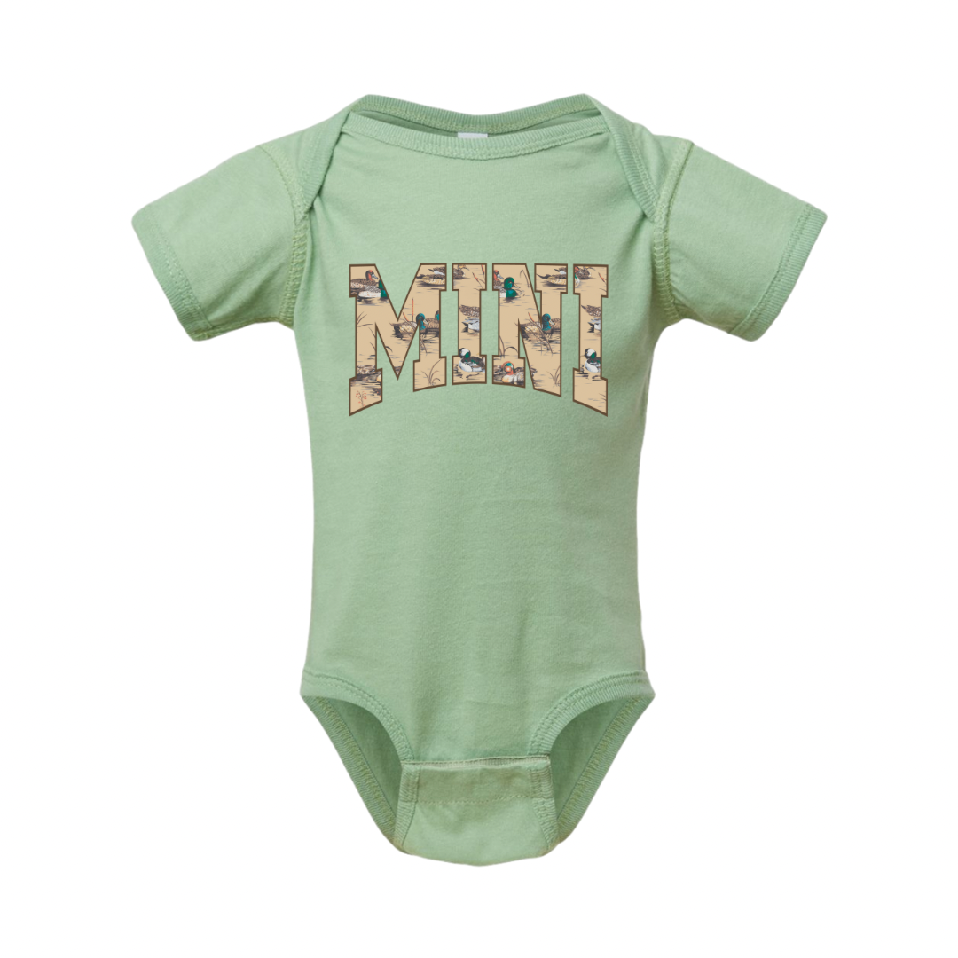 Duck Print MINI - Sage