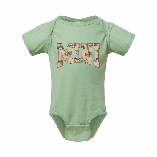 Duck Print MINI - Sage