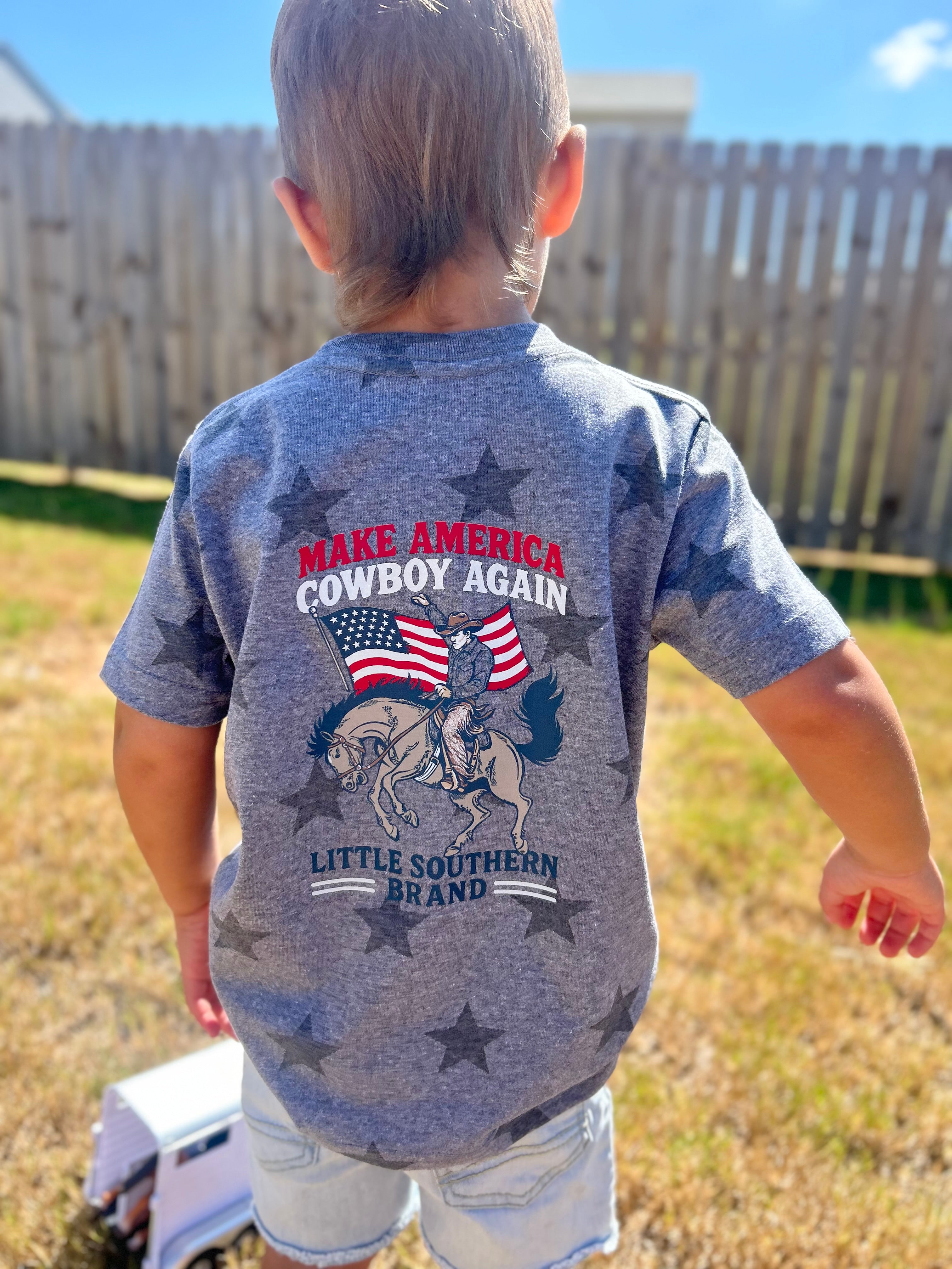 Make America Cowboy Again - Heather Star