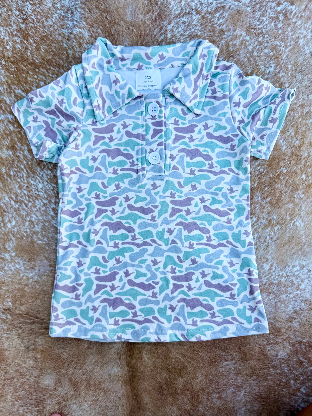 Duck Camo Button Up Shirt