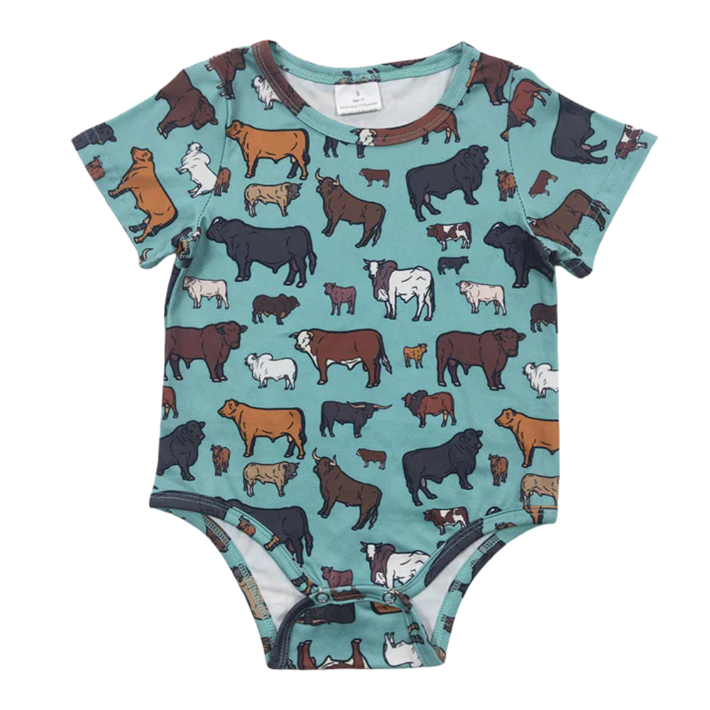 Blue Cattle Bodysuit - Preorder