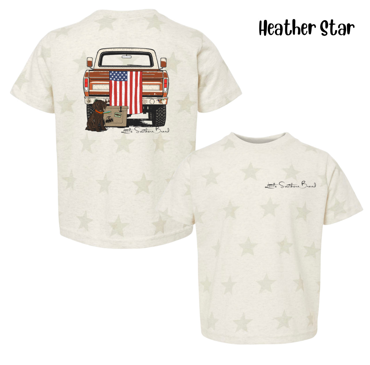 American Flag Pickup Truck - 2 colors