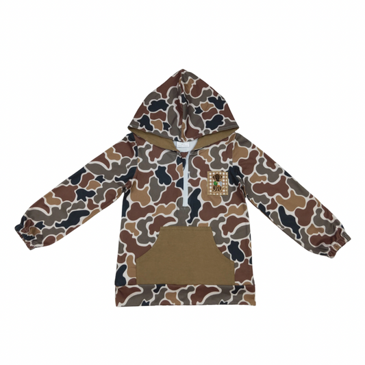 Brown Camo Duck Dog Pullover