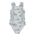 Ducks Ruffle One Piece - Preorder