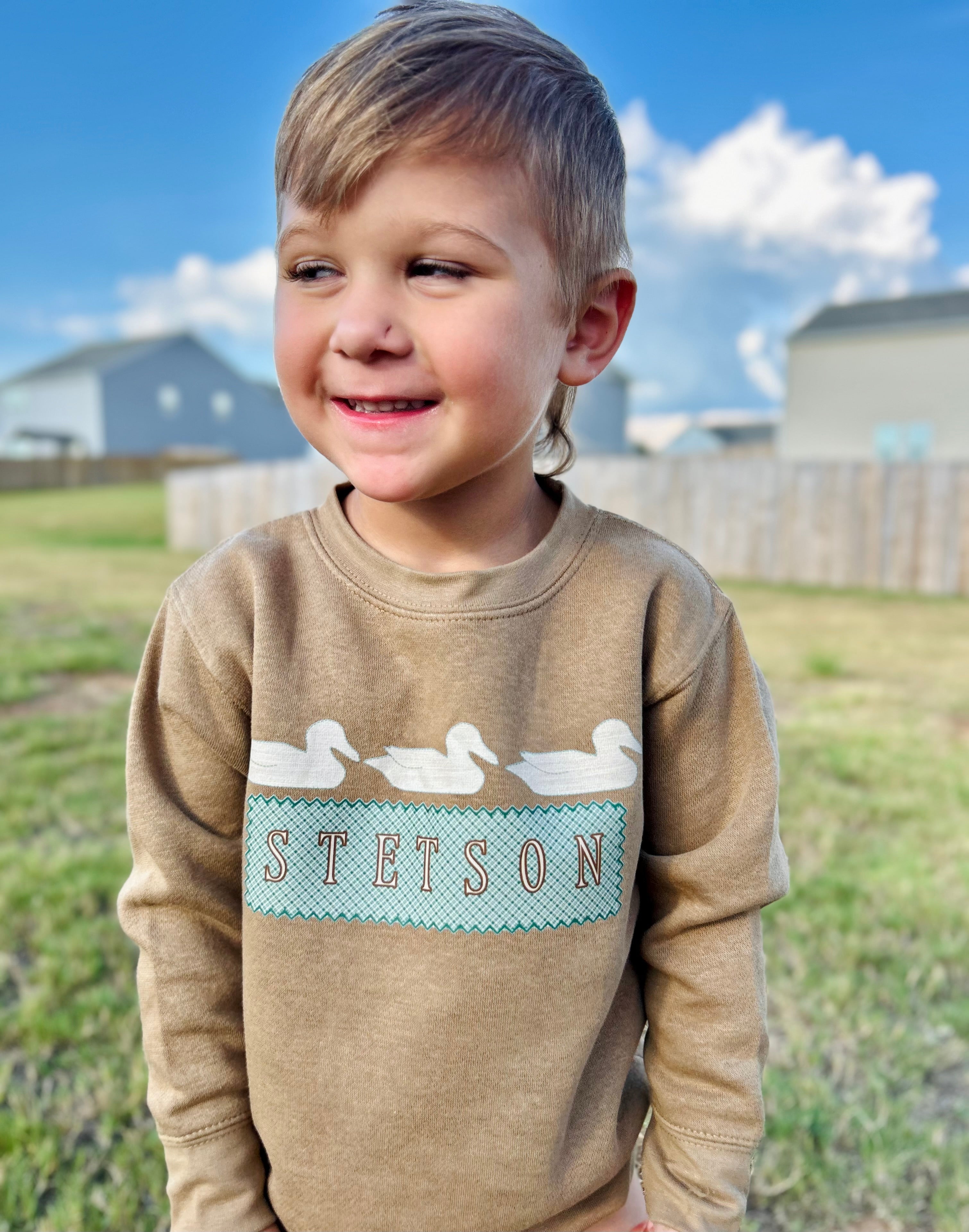Wood Duck Name Crewneck - CUSTOM