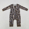 Dark Camo Zippy Romper - Preorder