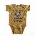 I Come From Good Stock Bodysuit