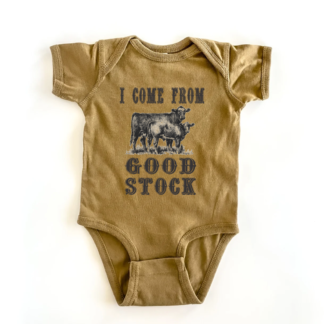 I Come From Good Stock Onesie