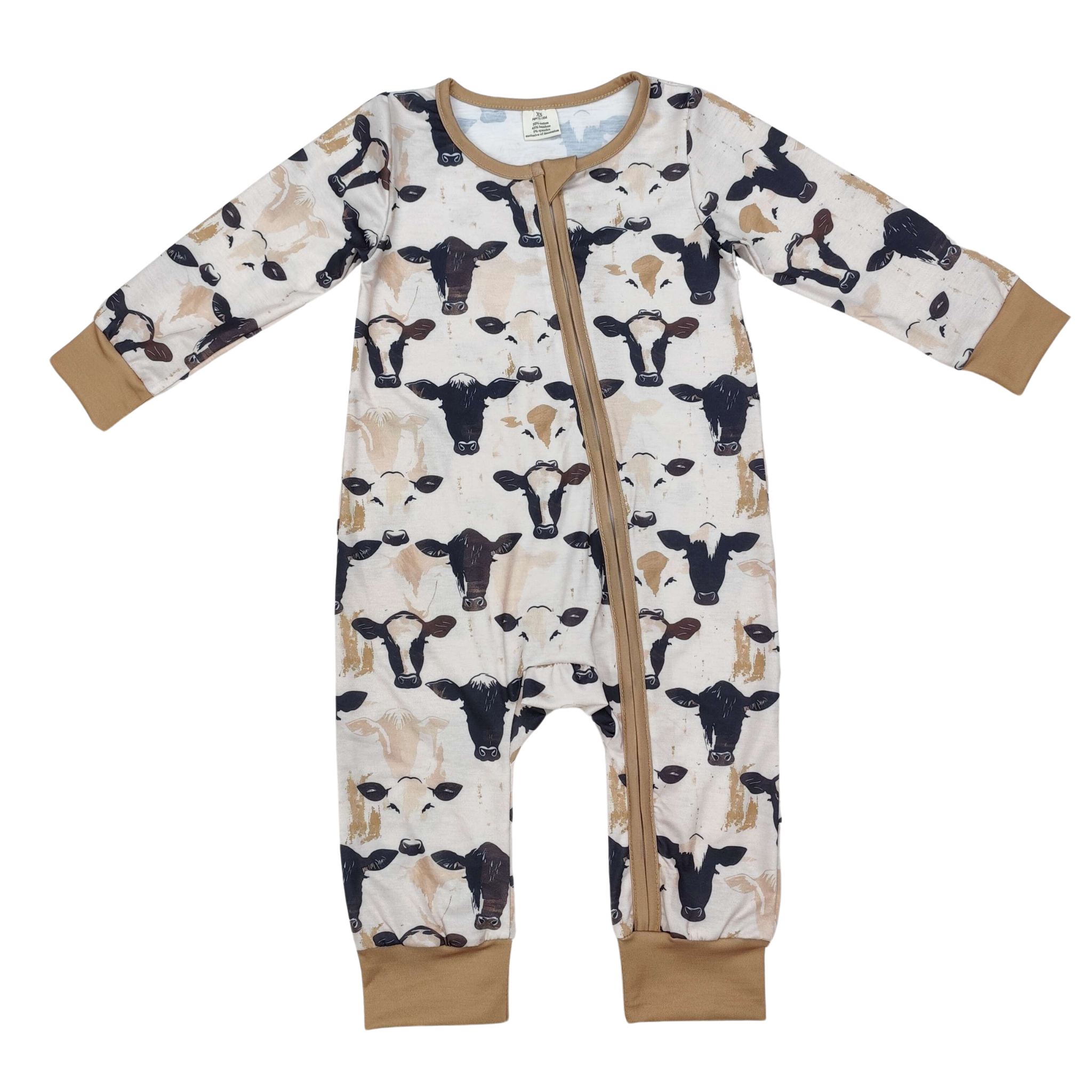 Cow Zippy Romper