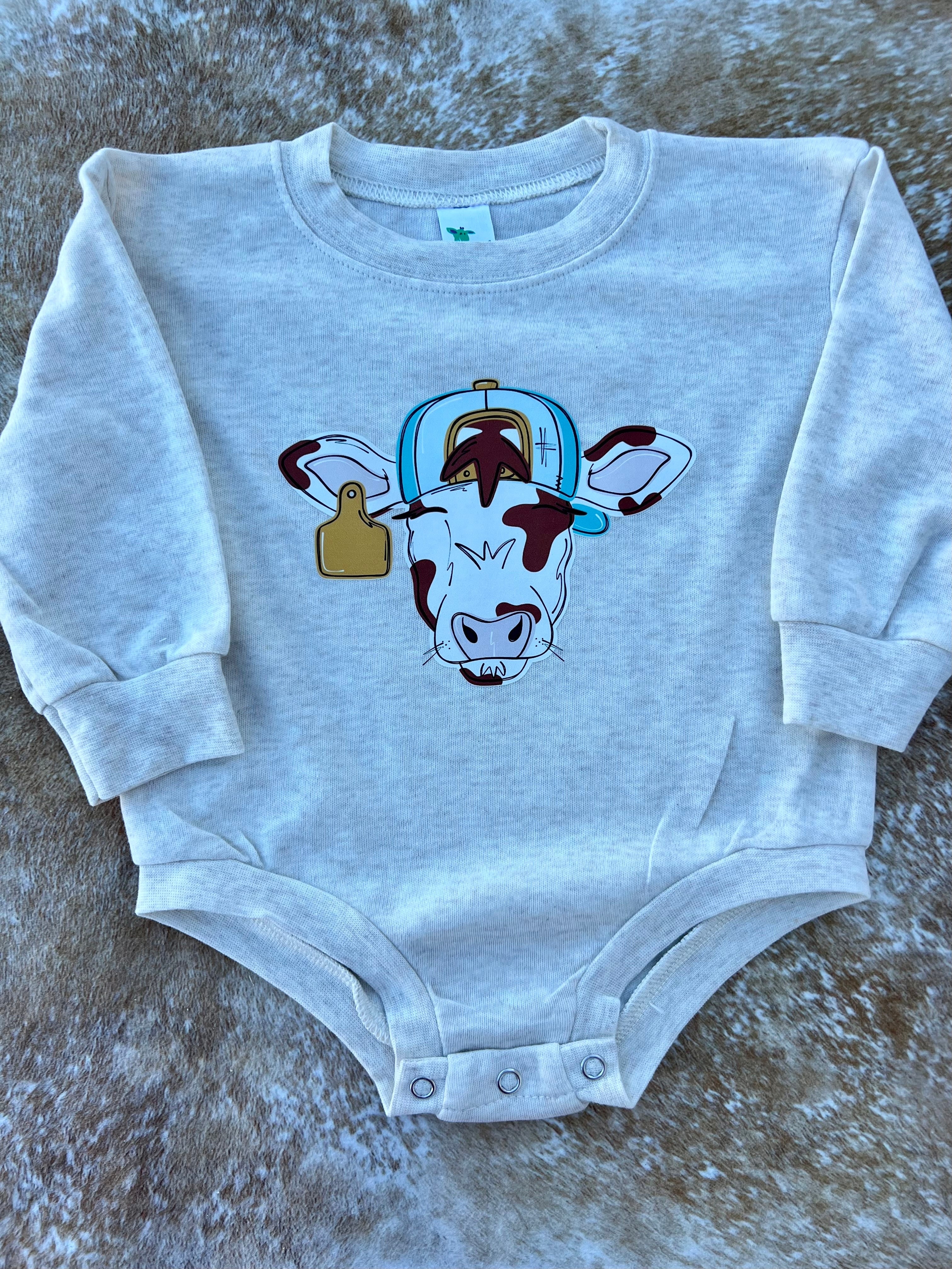 Retro Cow Boys Bubble